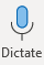Microsoft Dictate Icon and Link