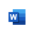 Microsoft Word Icon and Link